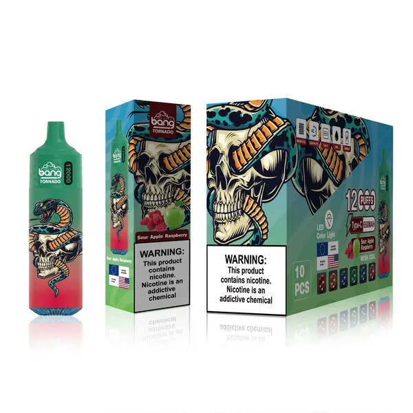 Bang Tornado 12000 Puffs Disposable Vape Pen 20 Flavors Type-C Mesh Coil 650mAh - Image 12