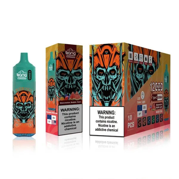 Bang Tornado 12000 Puffs Disposable Vape Pen 20 Flavors Type-C Mesh Coil 650mAh - Image 3
