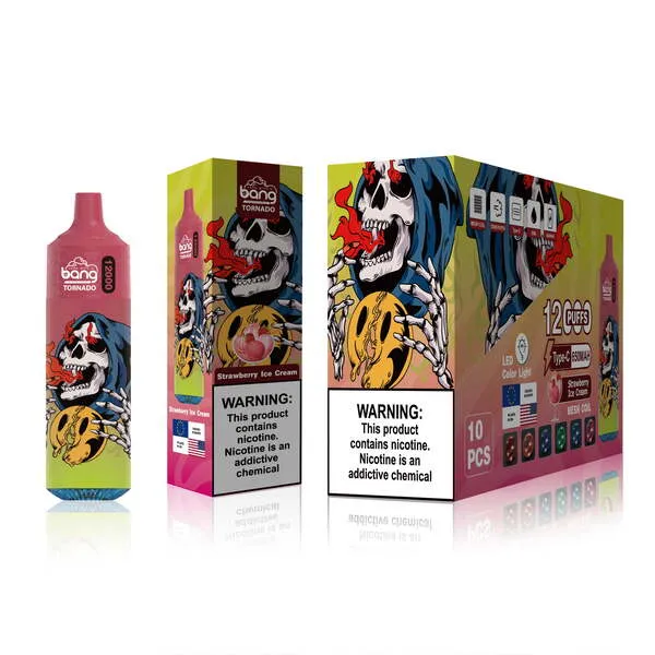 Bang Tornado 12000 Puffs Disposable Vape Pen 20 Flavors Type-C Mesh Coil 650mAh - Image 4