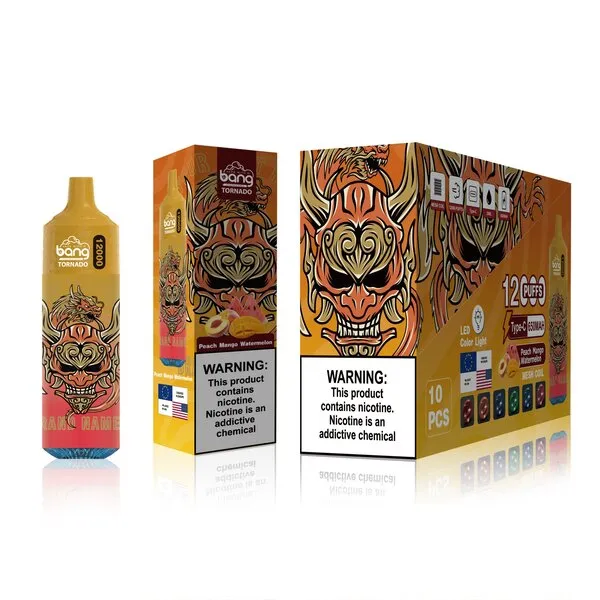 Bang Tornado 12000 Puffs Disposable Vape Pen 20 Flavors Type-C Mesh Coil 650mAh - Image 10