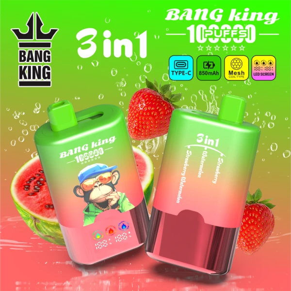 Bang King 100K 3-in-1 Flavors Disposable Vape – Powerful 100,000 Puffs - Image 13