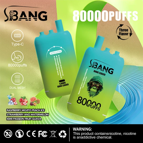 Bang Leader 80000 Puffs | 3-in-1 80K Disposable Vape – Amazing Power Pod System - Image 3