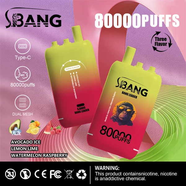 Bang Leader 80000 Puffs | 3-in-1 80K Disposable Vape – Amazing Power Pod System - Image 4