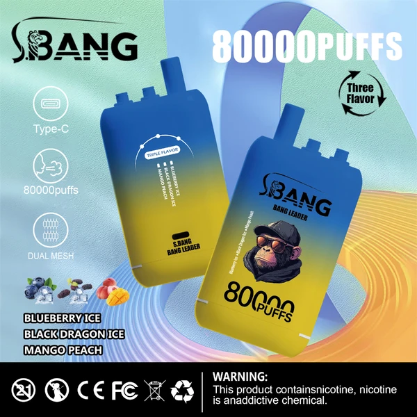 Bang Leader 80000 Puffs | 3-in-1 80K Disposable Vape – Amazing Power Pod System - Image 5