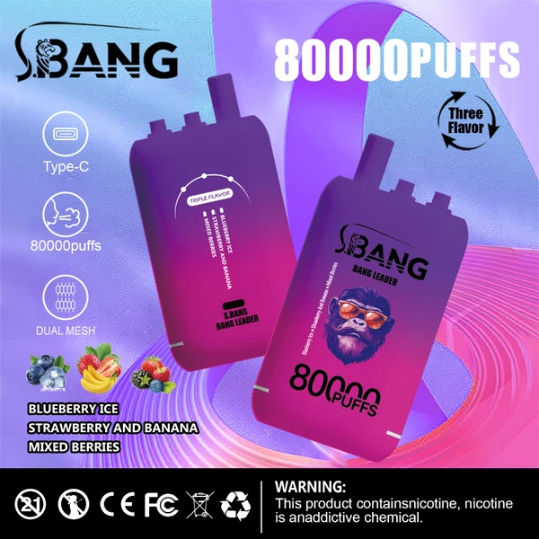 Bang Leader 80000 Puffs | 3-in-1 80K Disposable Vape – Amazing Power Pod System - Image 6