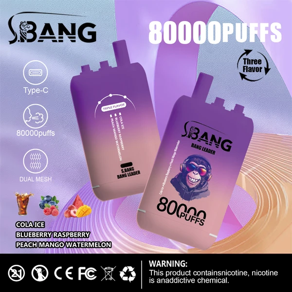 Bang Leader 80000 Puffs | 3-in-1 80K Disposable Vape – Amazing Power Pod System - Image 8