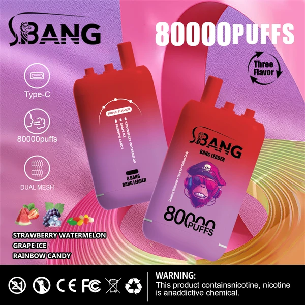 Bang Leader 80000 Puffs | 3-in-1 80K Disposable Vape – Amazing Power Pod System - Image 13