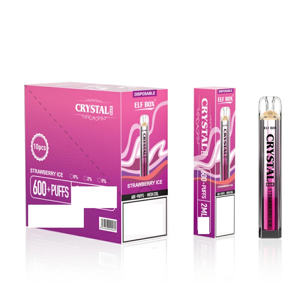 ELF BOX CRYSTAL BAR 600 Puffs Bulk Buy Rechargeable Disposable Vapes Wholesale - Image 5