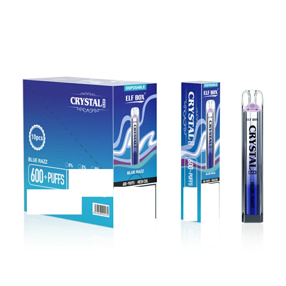 ELF BOX CRYSTAL BAR 600 Puffs Bulk Buy Rechargeable Disposable Vapes Wholesale - Image 11