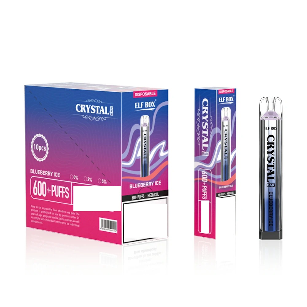ELF BOX CRYSTAL BAR 600 Puffs Bulk Buy Rechargeable Disposable Vapes Wholesale - Image 10