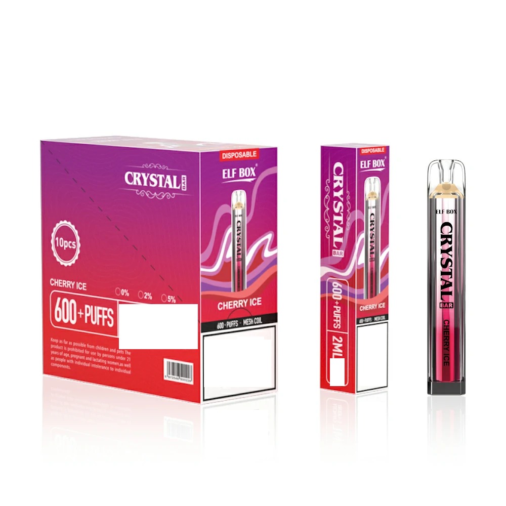 ELF BOX CRYSTAL BAR 600 Puffs Bulk Buy Rechargeable Disposable Vapes Wholesale - Image 9
