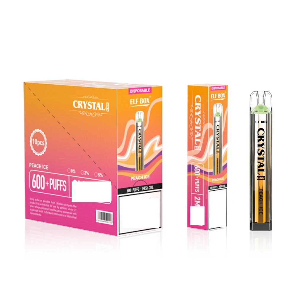 ELF BOX CRYSTAL BAR 600 Puffs Bulk Buy Rechargeable Disposable Vapes Wholesale - Image 6