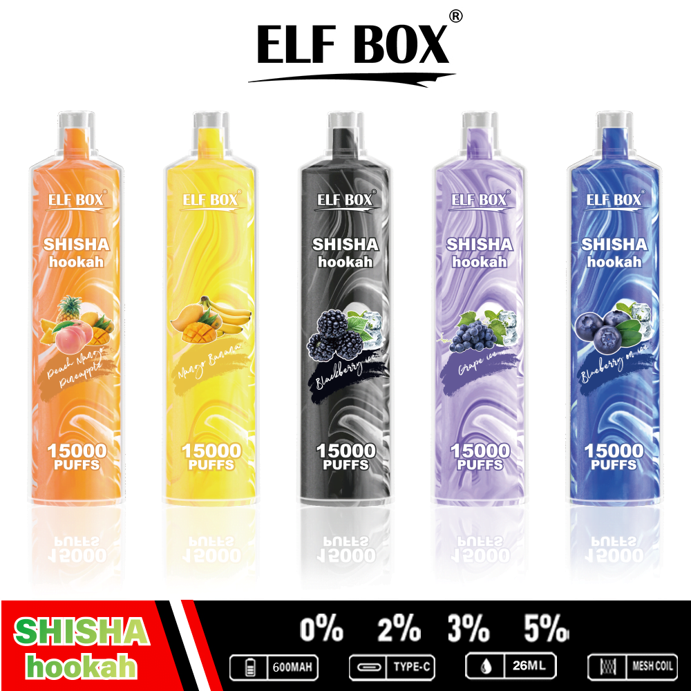 ELF BOX LS15000 Puff Shisha Hookah Rechargeable Disposable Vape Wholesale - Image 3