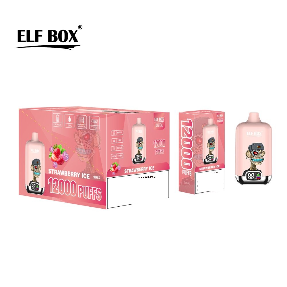 ELF BOX DIGITAL 12000 Puffs LED Display Disposable Vape Wholesale - Image 5