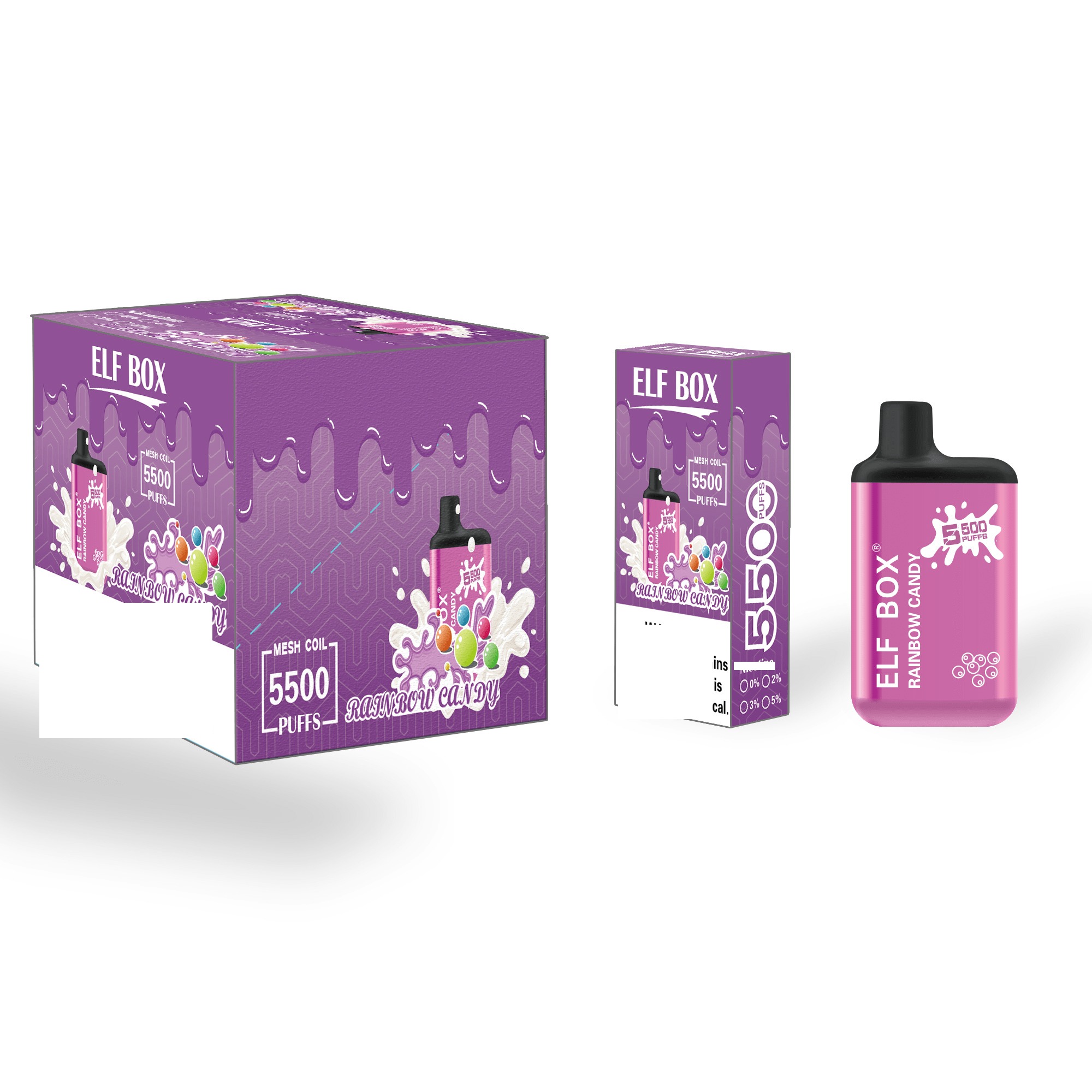 ELF BOX 5500 Disposable Vape 5500 Puffs Authentic E Cigarette Pen Wholesale - Image 2