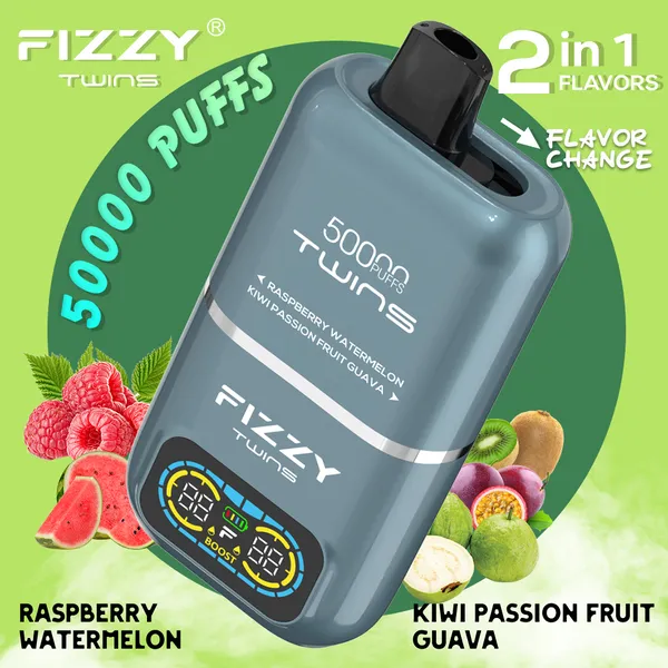 Fizzy Twins 50000 Puffs Dual Flavors Disposable Vape – Premium Boost Mode Device - Image 8