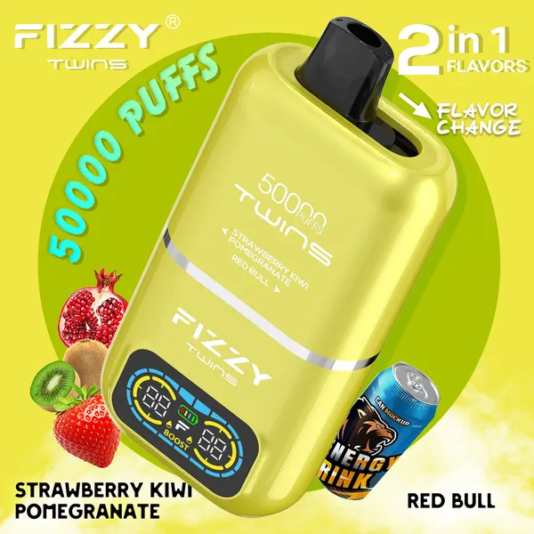 Fizzy Twins 50000 Puffs Dual Flavors Disposable Vape – Premium Boost Mode Device - Image 10
