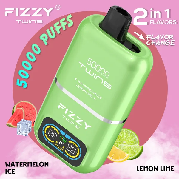 Fizzy Twins 50000 Puffs Dual Flavors Disposable Vape – Premium Boost Mode Device - Image 12