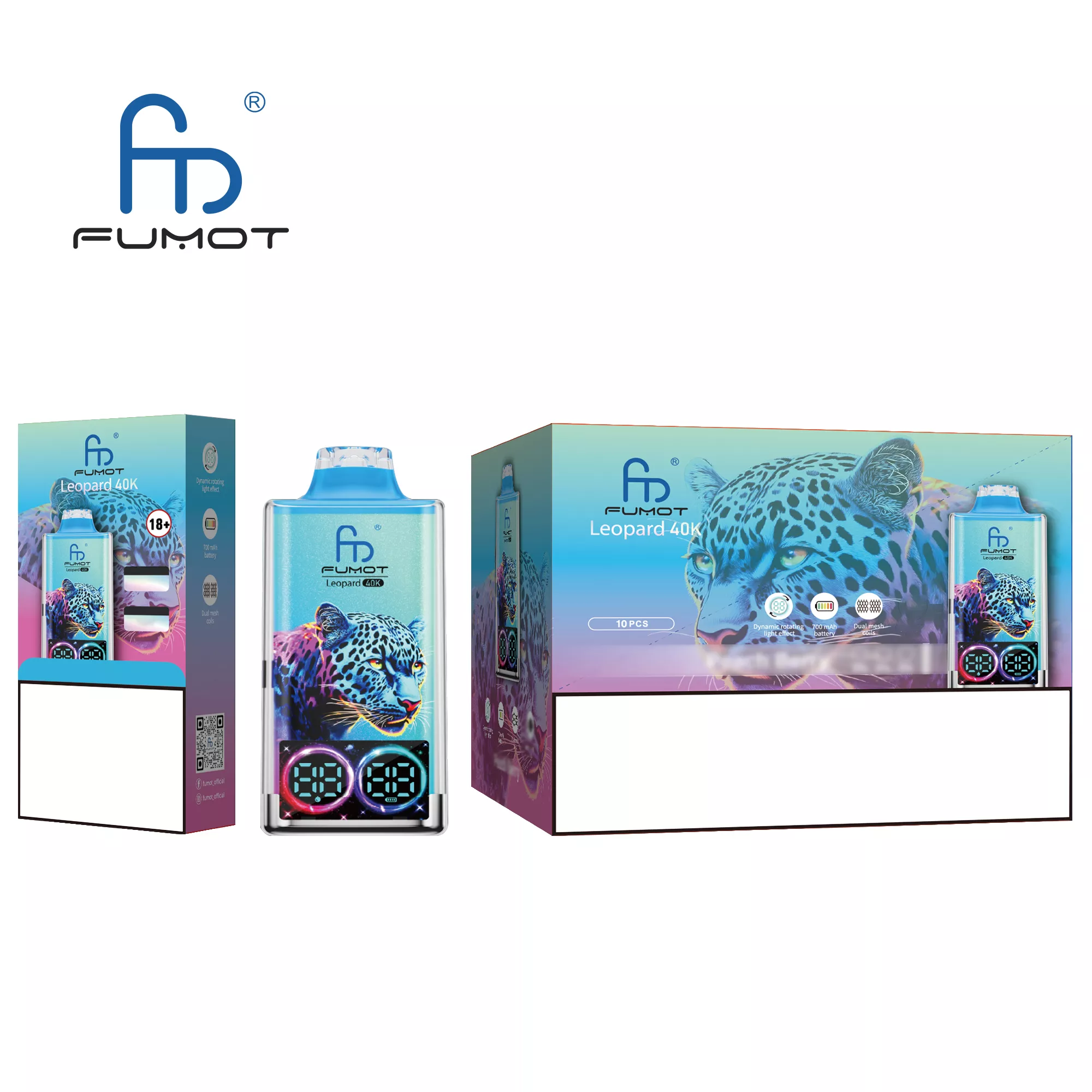 FUMOT Leopard 40K Puffs Bulk Buy Rechargeable Disposable Vapes Wholesale - Image 8