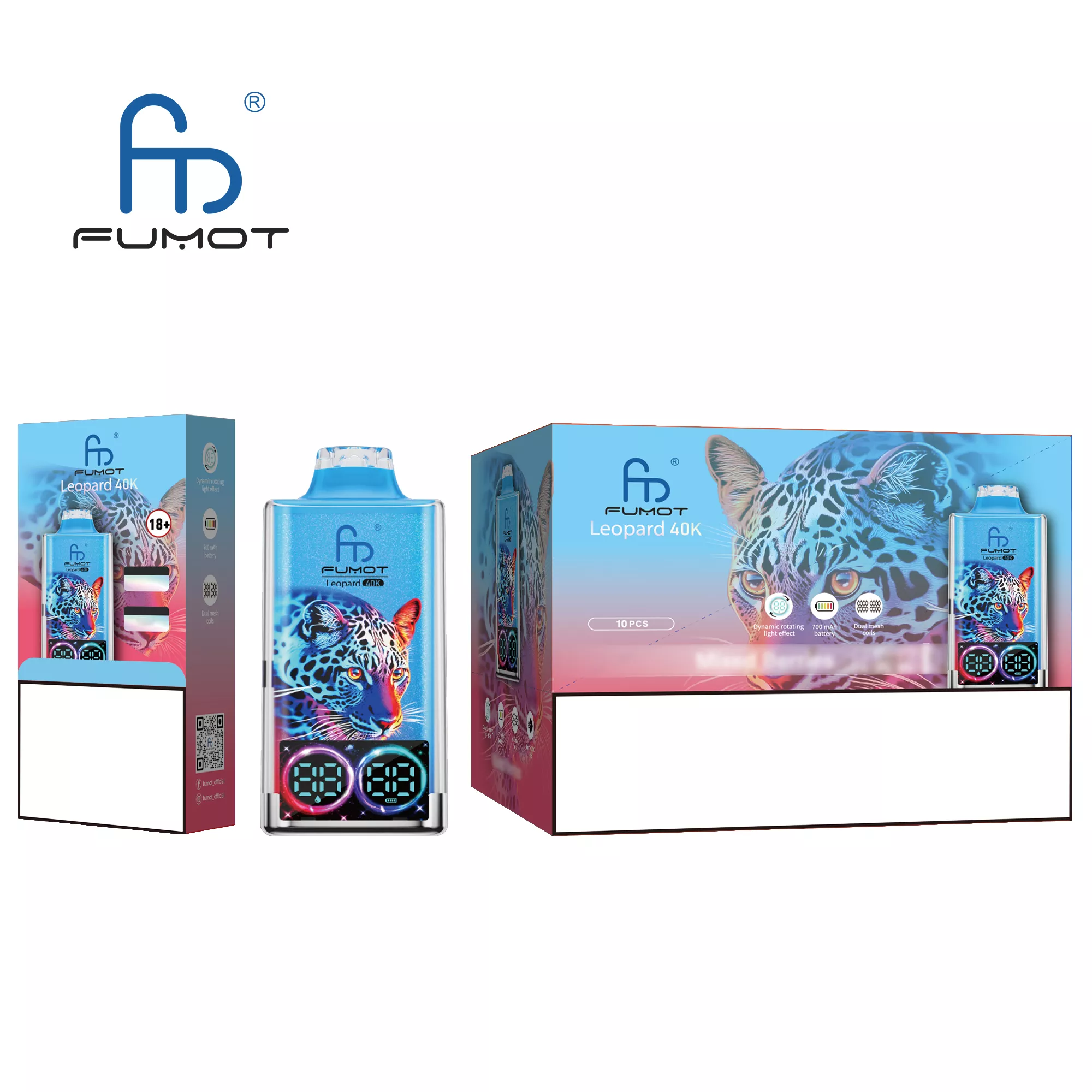 FUMOT Leopard 40K Puffs Bulk Buy Rechargeable Disposable Vapes Wholesale - Image 17