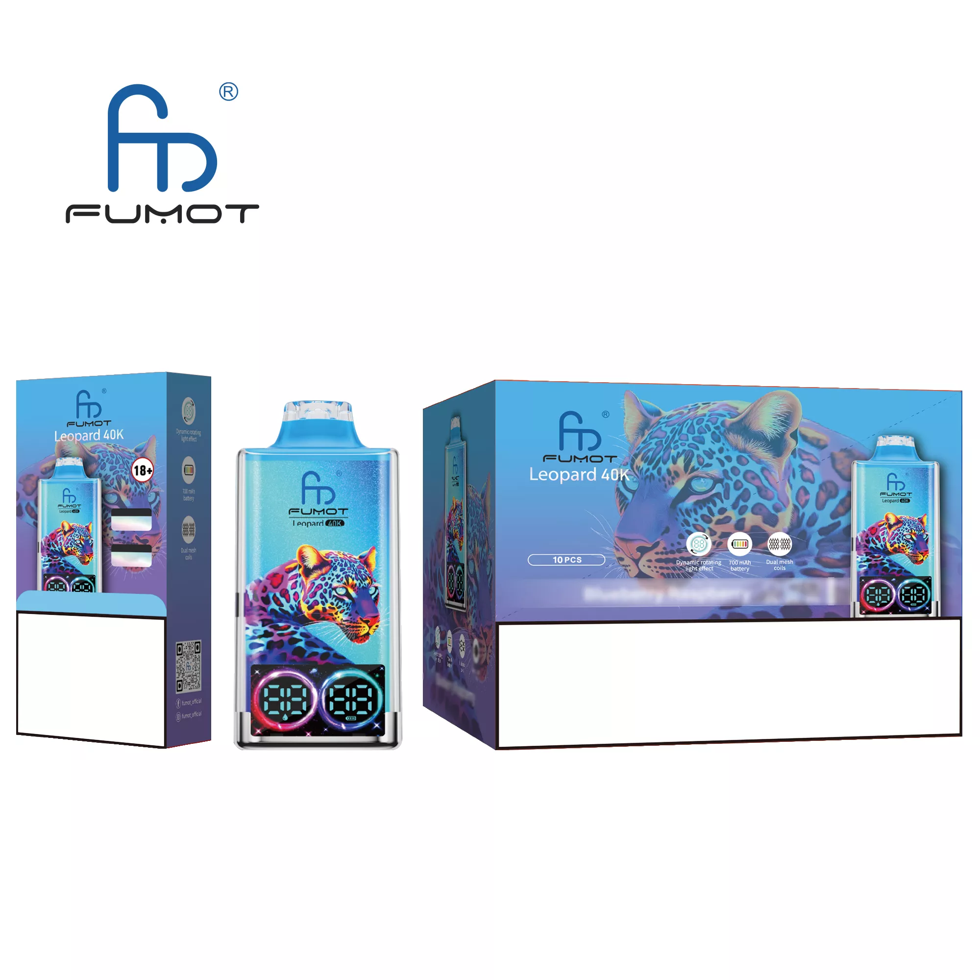 FUMOT Leopard 40K Puffs Bulk Buy Rechargeable Disposable Vapes Wholesale - Image 16