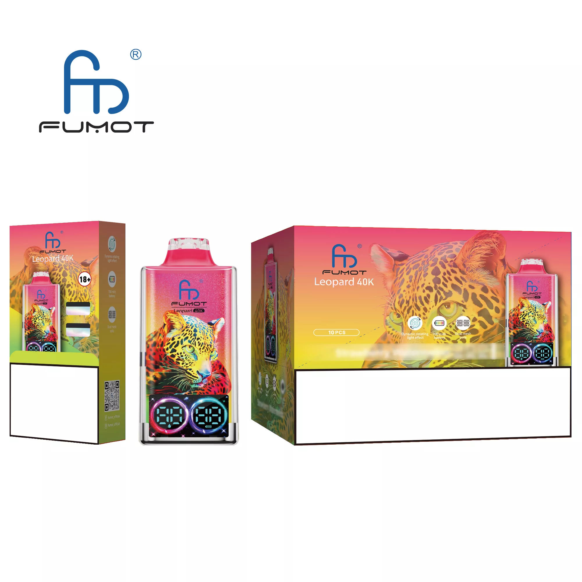 FUMOT Leopard 40K Puffs Bulk Buy Rechargeable Disposable Vapes Wholesale - Image 15