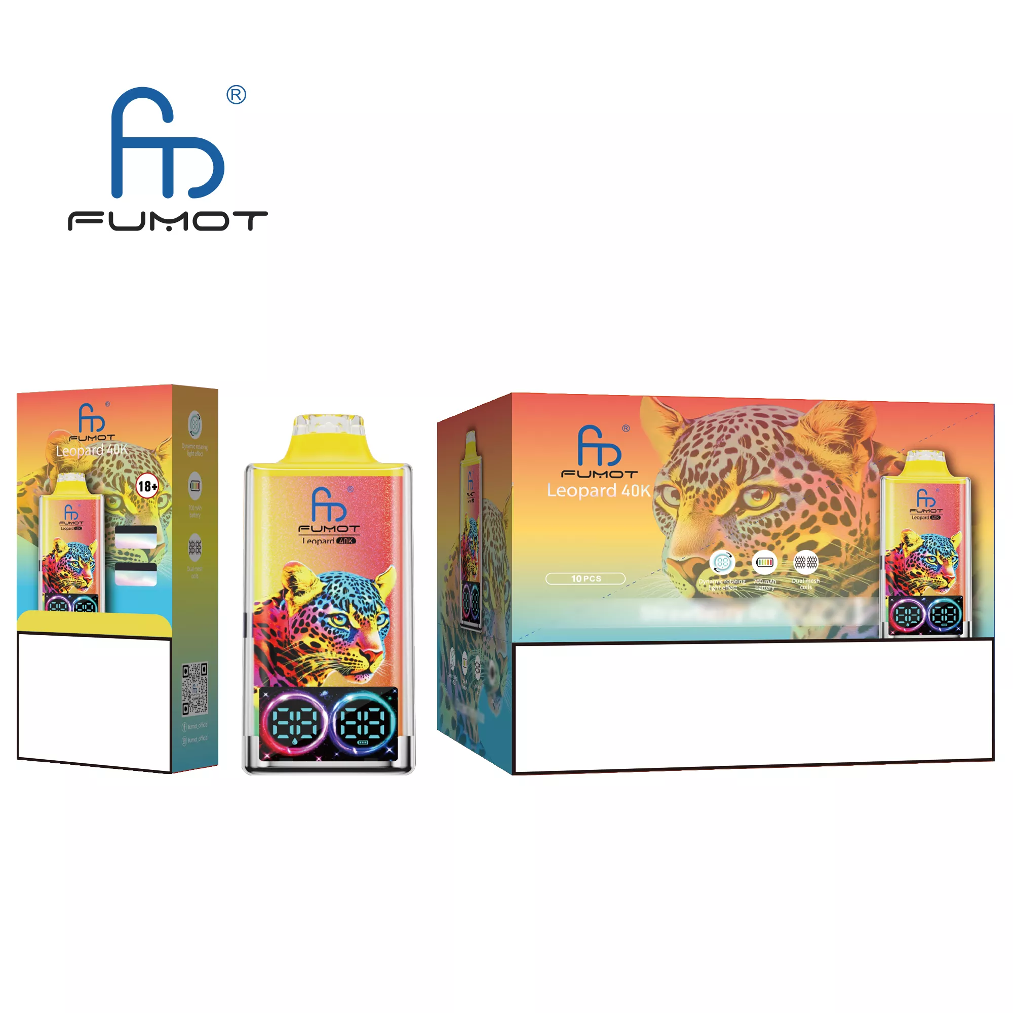 FUMOT Leopard 40K Puffs Bulk Buy Rechargeable Disposable Vapes Wholesale - Image 14