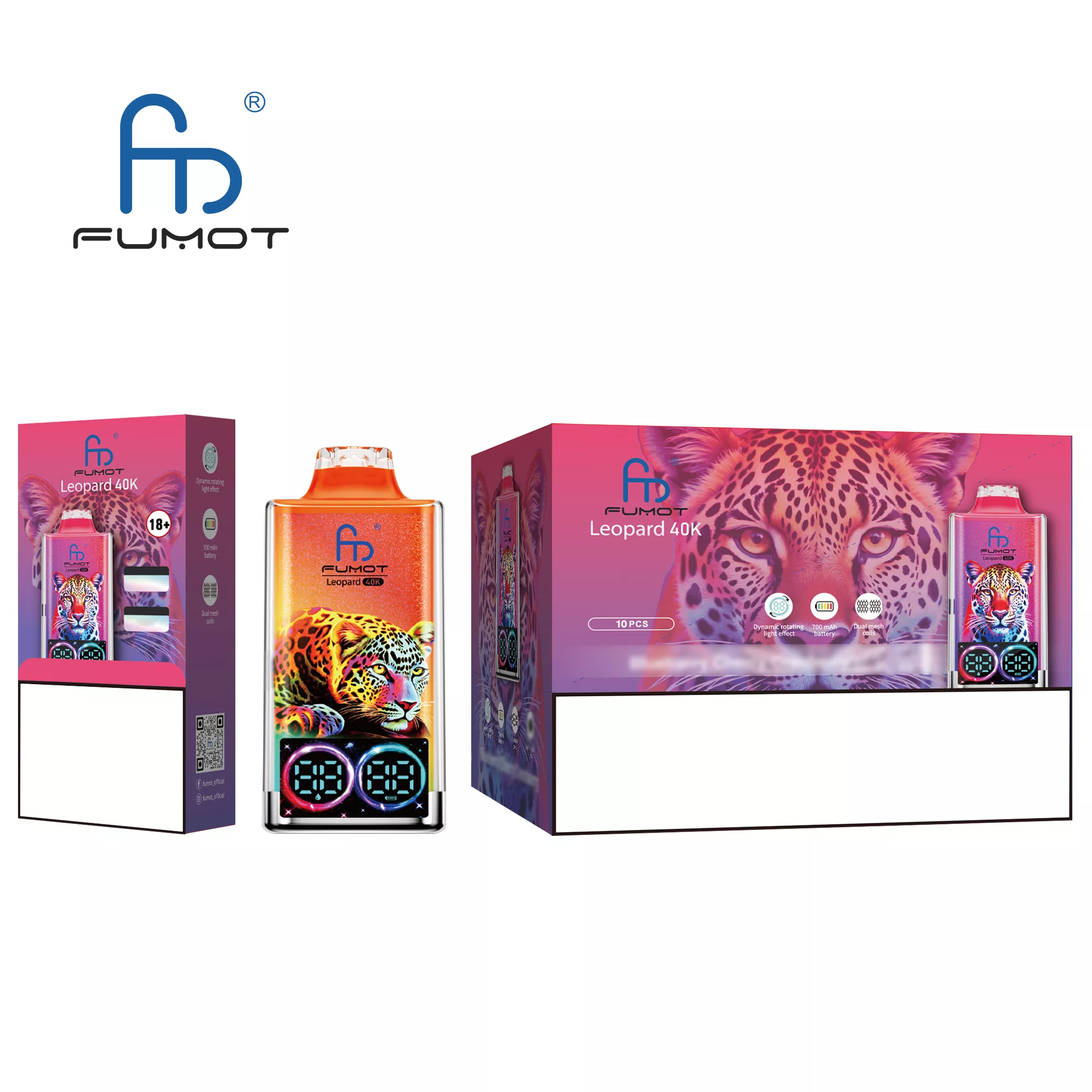 FUMOT Leopard 40K Puffs Bulk Buy Rechargeable Disposable Vapes Wholesale - Image 13
