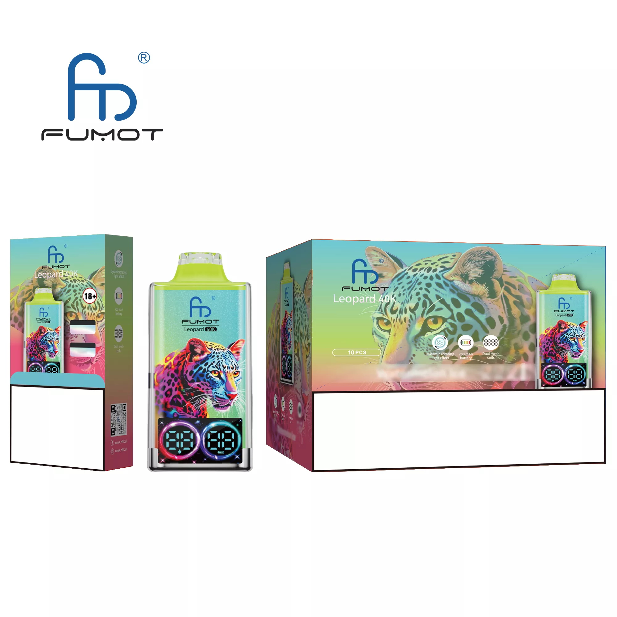 FUMOT Leopard 40K Puffs Bulk Buy Rechargeable Disposable Vapes Wholesale - Image 12