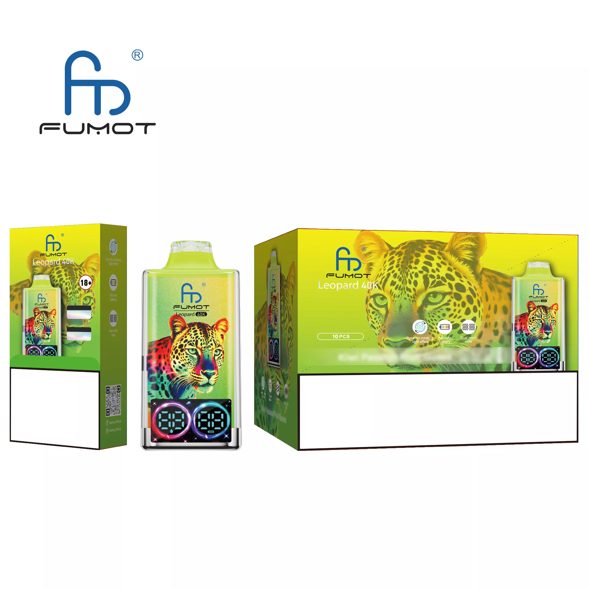 FUMOT Leopard 40K Puffs Bulk Buy Rechargeable Disposable Vapes Wholesale - Image 11