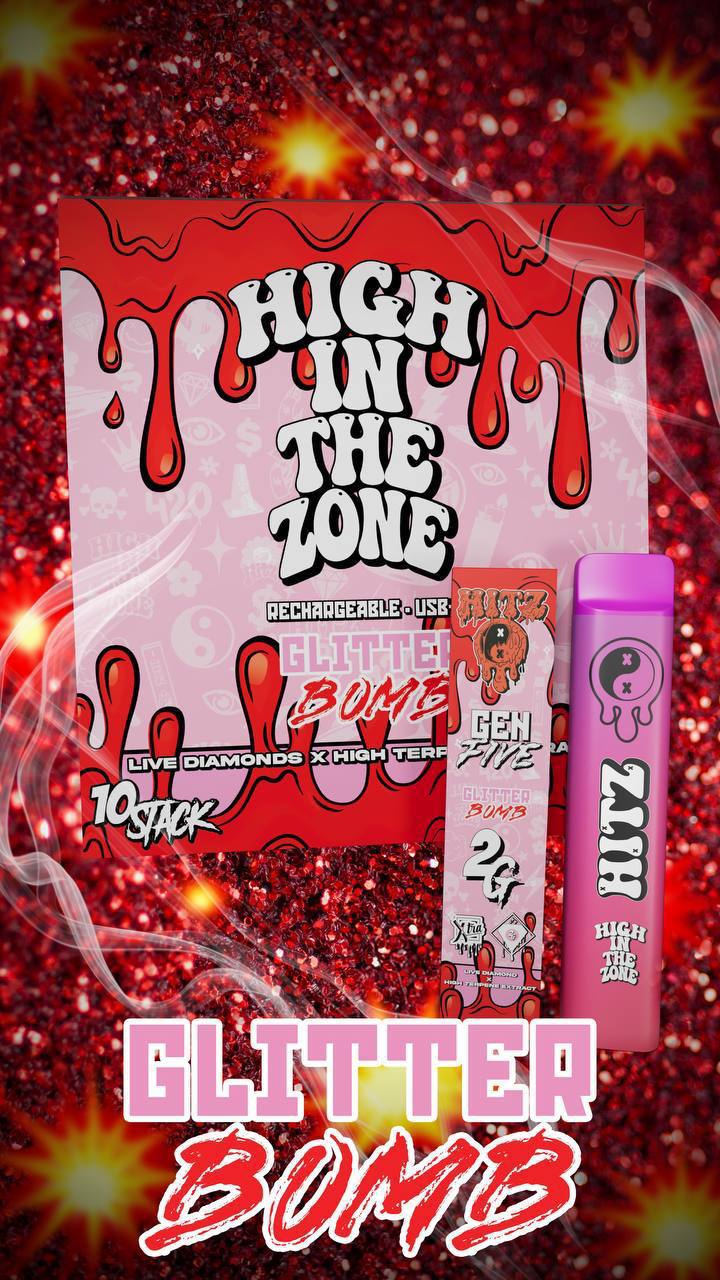 Glitter Bomb 2G Hitz Disposable