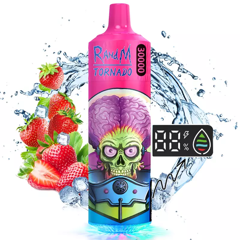 RahdM Tornado 30000 Puffs Dual Mesh Digital Screen Bulk Buy Rechargeable Disposable Vapes Wholesale - Image 5
