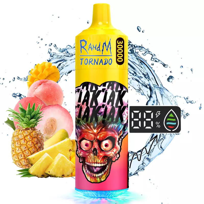 RahdM Tornado 30000 Puffs Dual Mesh Digital Screen Bulk Buy Rechargeable Disposable Vapes Wholesale - Image 4