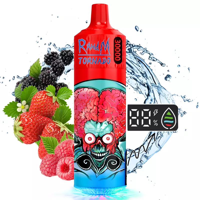 RahdM Tornado 30000 Puffs Dual Mesh Digital Screen Bulk Buy Rechargeable Disposable Vapes Wholesale
