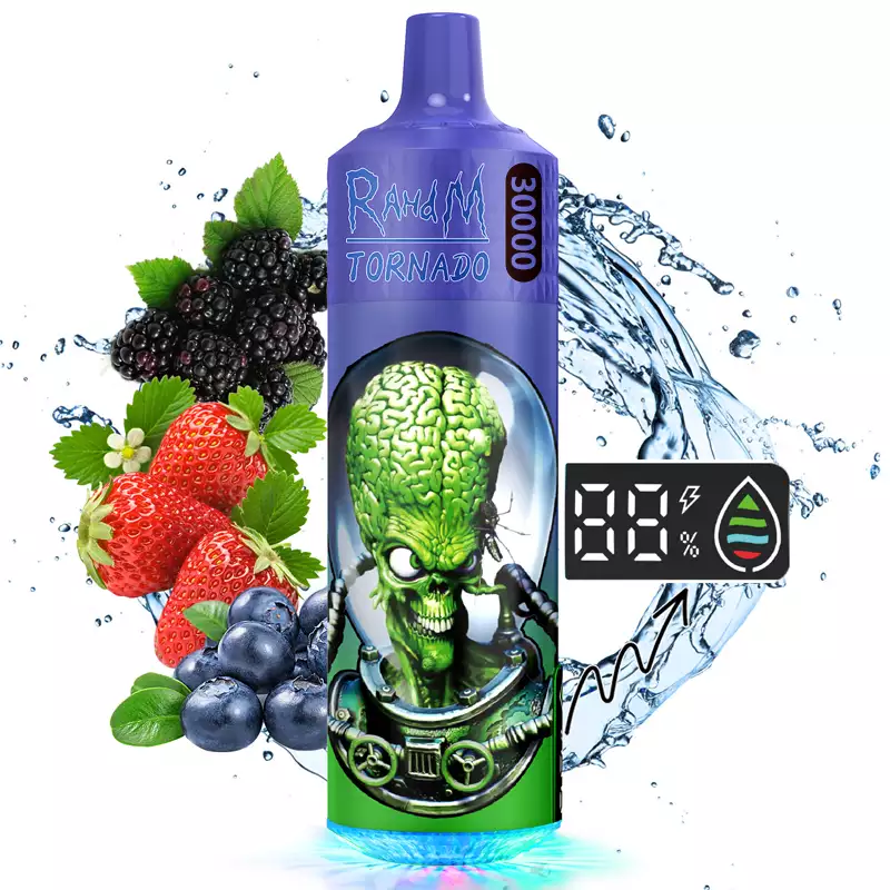 RahdM Tornado 30000 Puffs Dual Mesh Digital Screen Bulk Buy Rechargeable Disposable Vapes Wholesale - Image 9