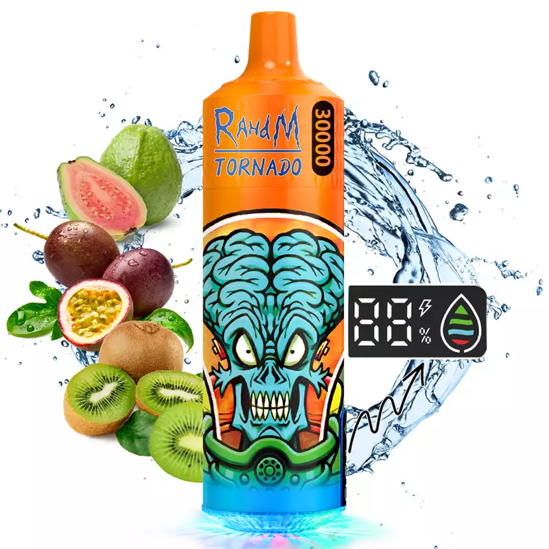 RahdM Tornado 30000 Puffs Dual Mesh Digital Screen Bulk Buy Rechargeable Disposable Vapes Wholesale - Image 10