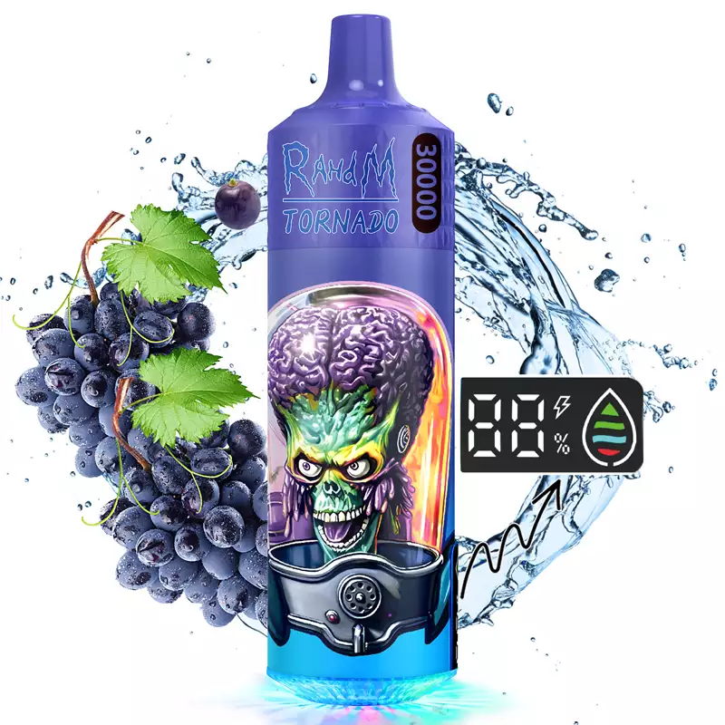 RahdM Tornado 30000 Puffs Dual Mesh Digital Screen Bulk Buy Rechargeable Disposable Vapes Wholesale - Image 2