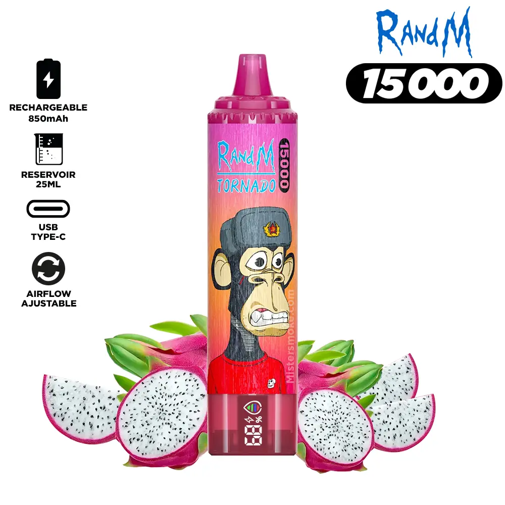 RandM Tornado 15000 Puffs Bulk Buy Rechargeable Disposable Vape Wholesale - Image 10