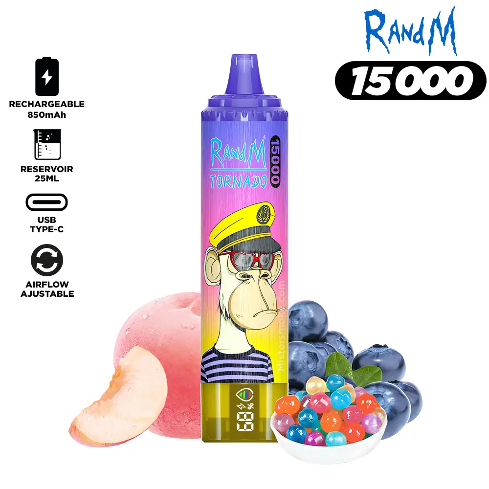RandM Tornado 15000 Puffs Bulk Buy Rechargeable Disposable Vape Wholesale - Image 8