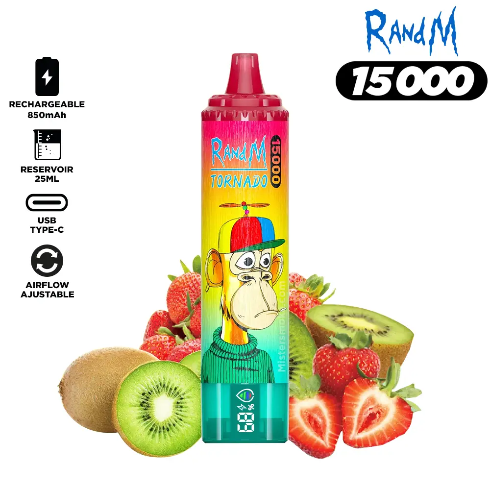 RandM Tornado 15000 Puffs Bulk Buy Rechargeable Disposable Vape Wholesale - Image 7
