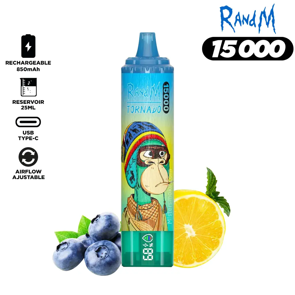 RandM Tornado 15000 Puffs Bulk Buy Rechargeable Disposable Vape Wholesale - Image 18