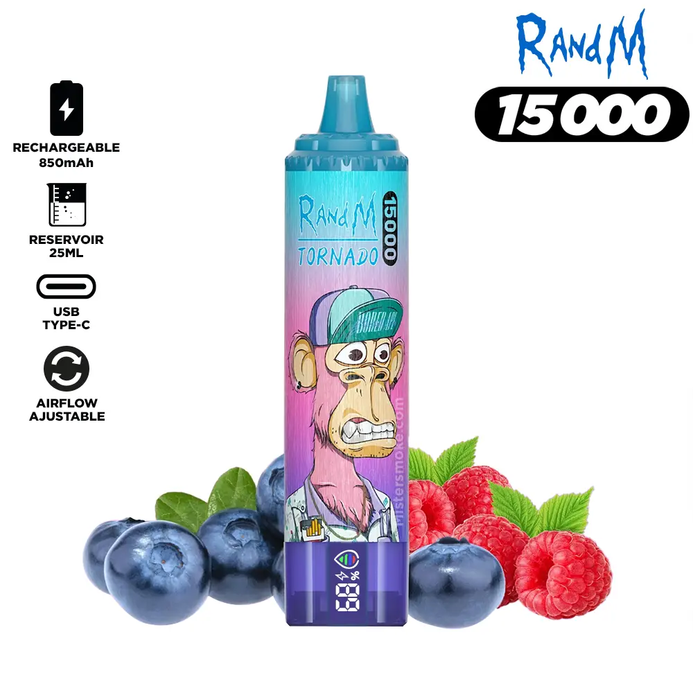 RandM Tornado 15000 Puffs Bulk Buy Rechargeable Disposable Vape Wholesale - Image 15