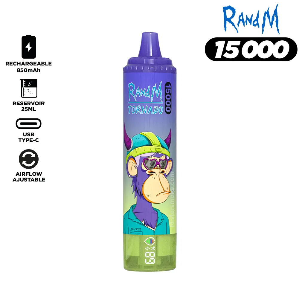 RandM Tornado 15000 Puffs Bulk Buy Rechargeable Disposable Vape Wholesale - Image 14