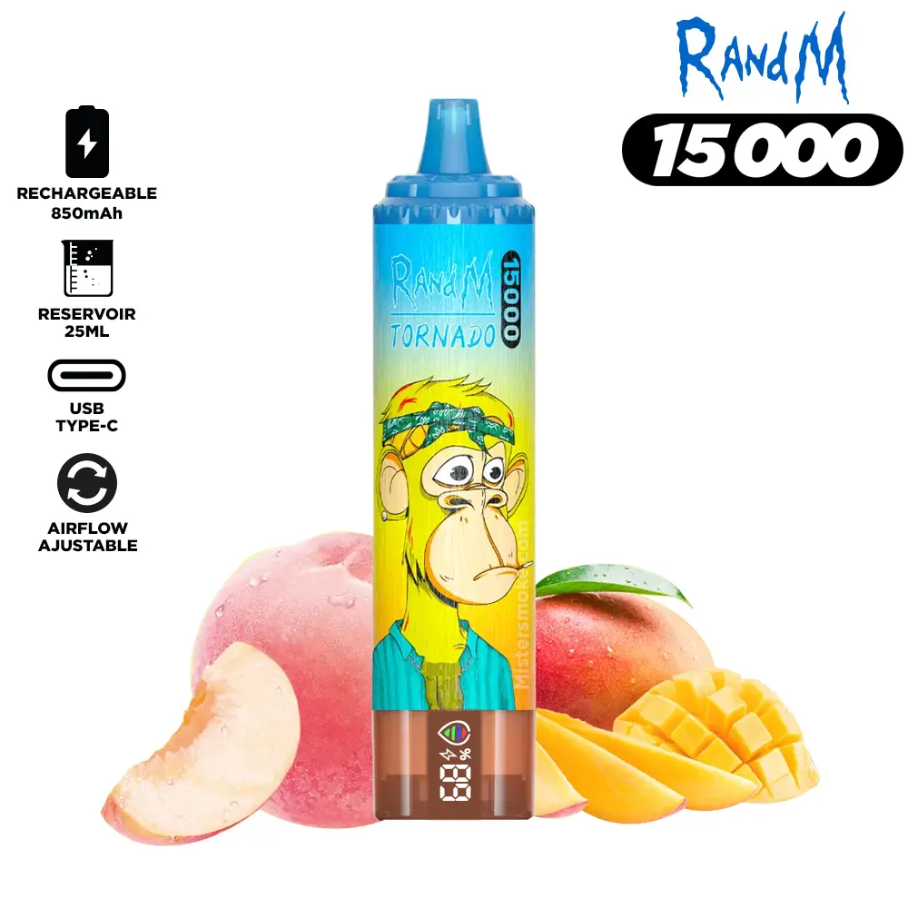 RandM Tornado 15000 Puffs Bulk Buy Rechargeable Disposable Vape Wholesale - Image 11