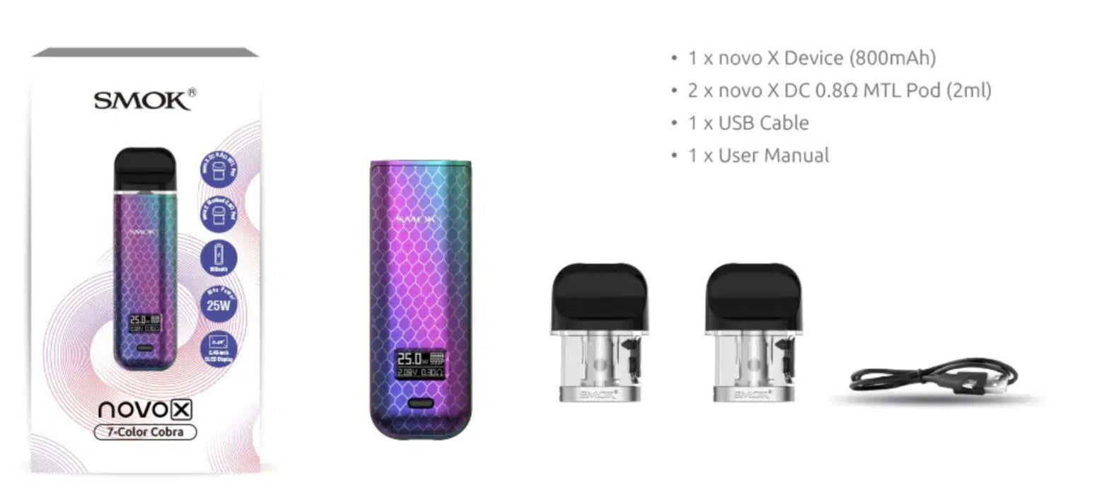 SMOK Novo X Pod System Kit - Image 4