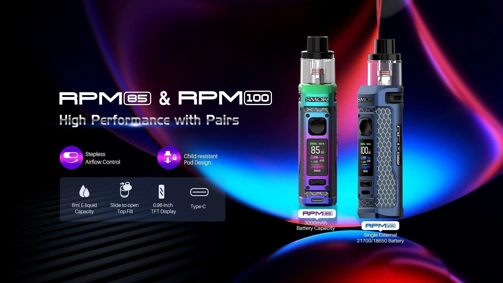SMOK RPM 100 Pod Mod System Kit - Image 7