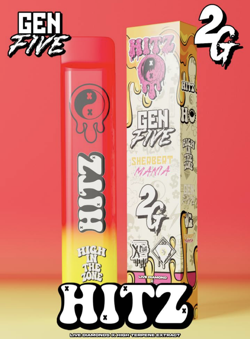 Sherbert Mania 2G Hitz Disposable