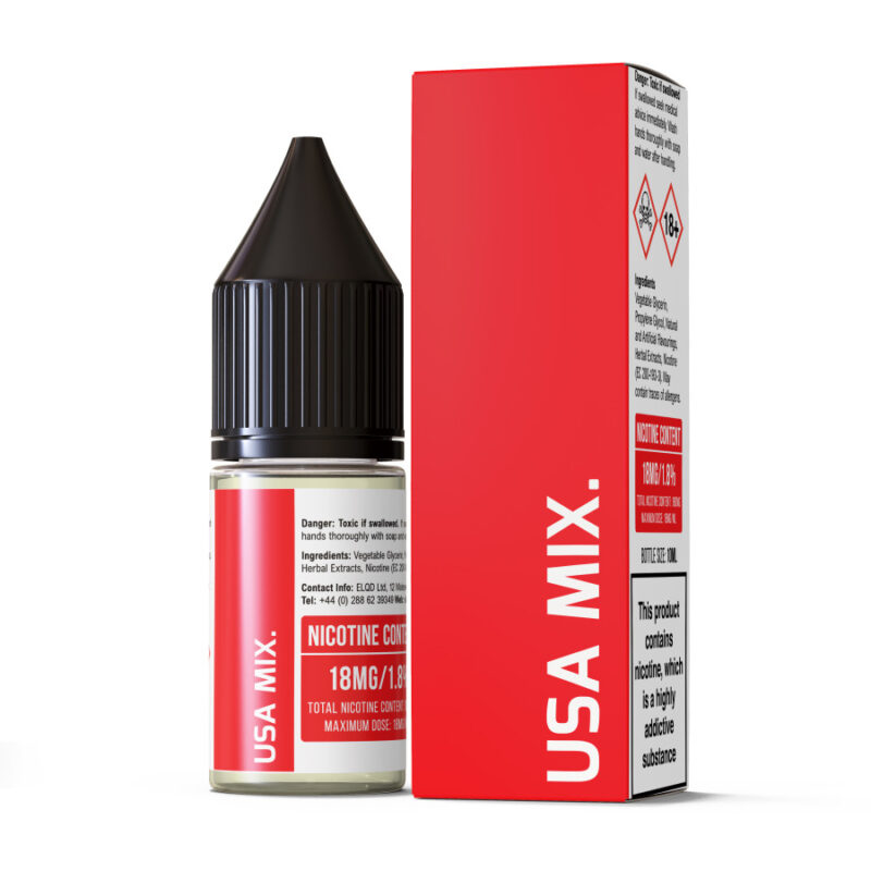 USA Mix (18mg) – ELQD ECIGS - Image 2