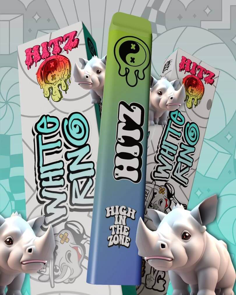 2g White Rino – Hitz Disposable