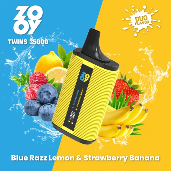 ZOOY TWINS 35000 35K Puffs Disposable Vape – Ultimate Dual-Flavor Device - Image 2